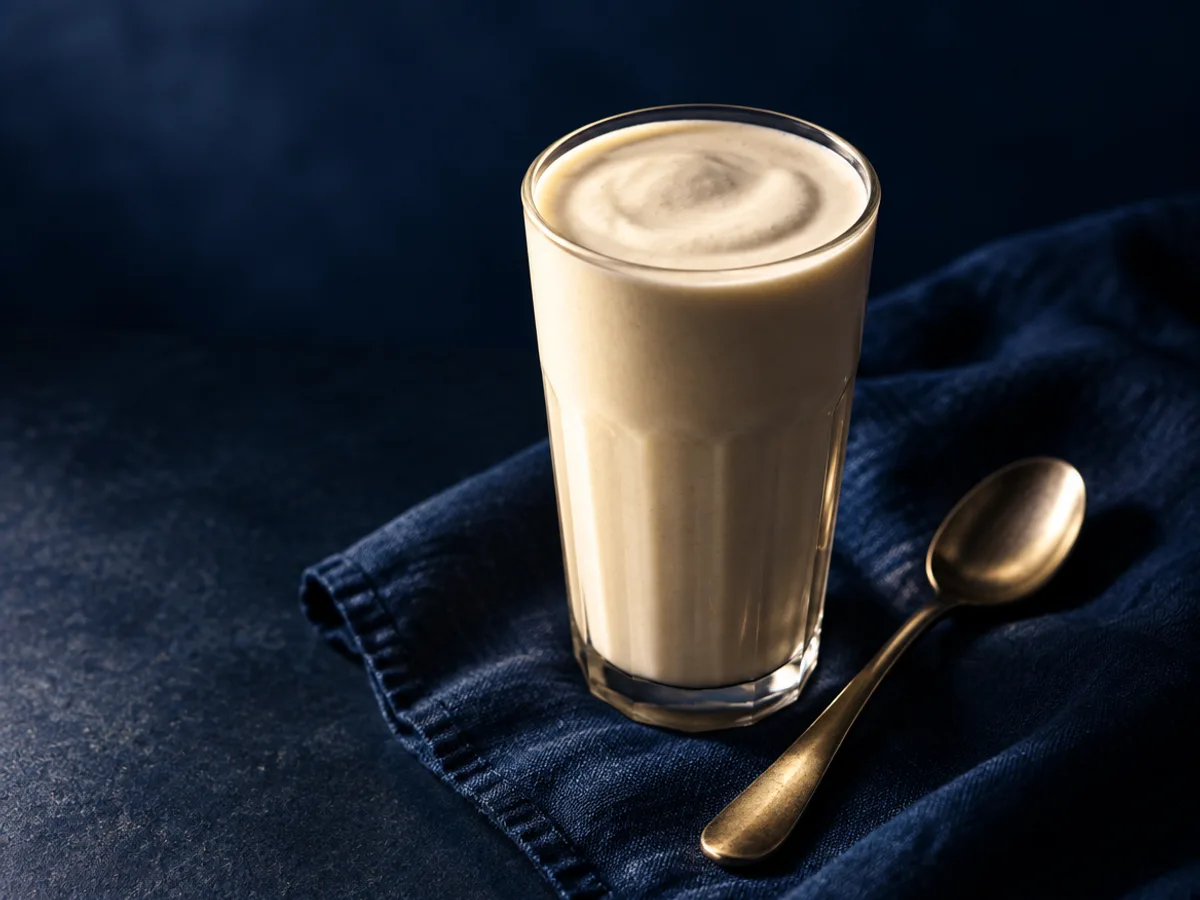 Quark-Shake, angerichtet und fotografiert